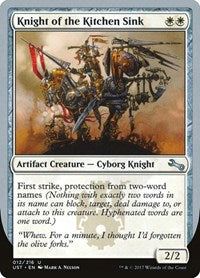 Knight of the Kitchen Sink (E) (12) [Unstable]