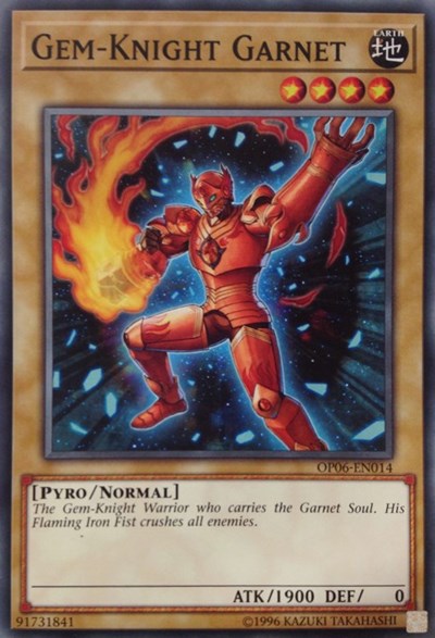 Gem-Knight Garnet (OP06-EN014) [OTS Tournament Pack 6]