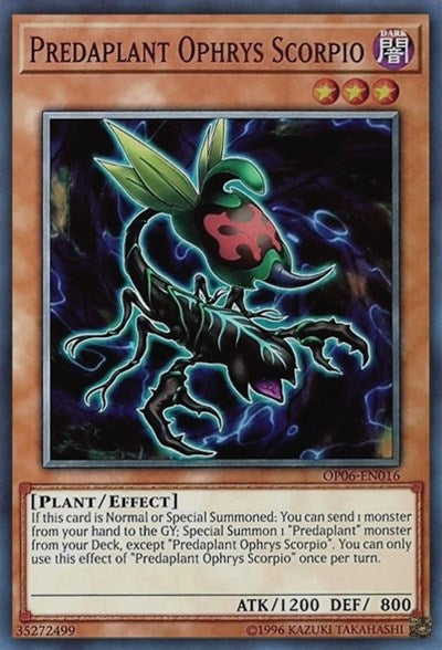 Predaplant Ophrys Scorpio (OP06-EN016) [OTS Tournament Pack 6]