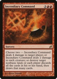 Incendiary Command (179) [Lorwyn]