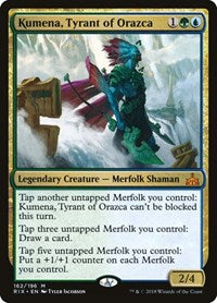 Kumena, Tyrant of Orazca (162) [Rivals of Ixalan]