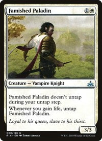 Famished Paladin (8) [Rivals of Ixalan]