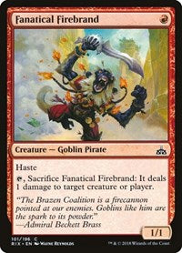 Fanatical Firebrand (101) [Rivals of Ixalan]