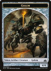Golem Token (004) (4) [Rivals of Ixalan]
