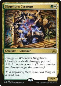 Siegehorn Ceratops (171) [Rivals of Ixalan]