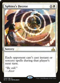 Sphinx's Decree (24) [Rivals of Ixalan]