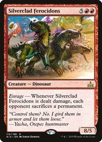 Silverclad Ferocidons (115) [Rivals of Ixalan]