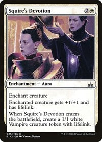 Squire's Devotion (25) [Rivals of Ixalan]