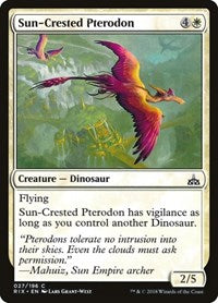 Sun-Crested Pterodon (27) [Rivals of Ixalan]