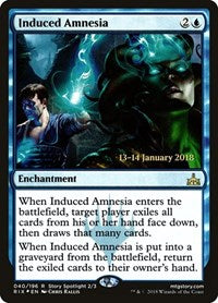 Induced Amnesia (40) [Prerelease Cards]