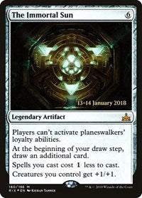 The Immortal Sun (180) [Prerelease Cards]