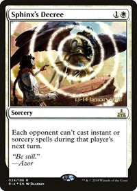 Sphinx's Decree (24) [Prerelease Cards]