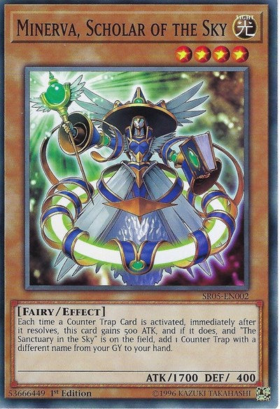 Minerva, Scholar of the Sky (SR05-EN002) [Structure Deck: Wave of Light]