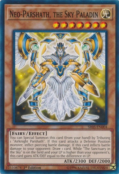 Neo-Parshath, the Sky Paladin (SR05-EN004) [Structure Deck: Wave of Light]
