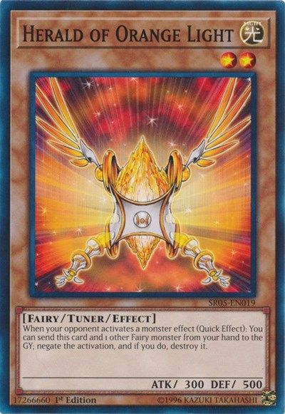 Herald of Orange Light (SR05-EN019) [Structure Deck: Wave of Light]