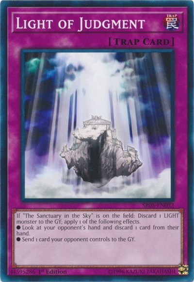 Light of Judgment (SR05-EN032) [Structure Deck: Wave of Light]