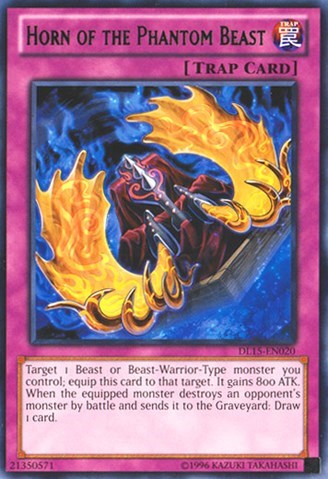 Horn of the Phantom Beast (Green) (DL15-EN020) [Duelist League Promo]