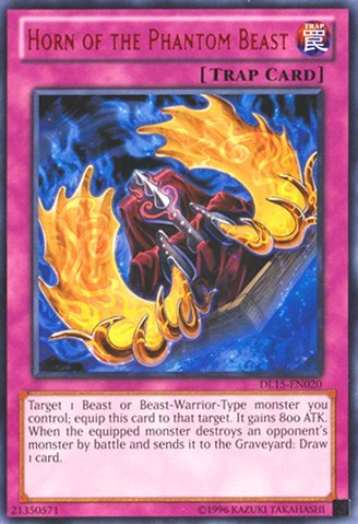 Horn of the Phantom Beast (Red) (DL15-EN020) [Duelist League Promo]