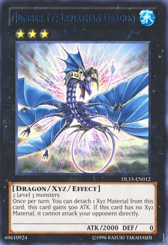 Number 17: Leviathan Dragon (Blue) (DL15-EN012) [Duelist League Promo]