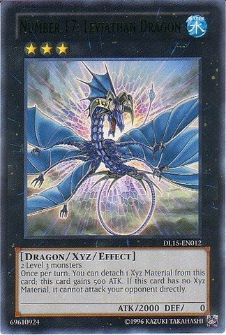 Number 17: Leviathan Dragon (Green) (DL15-EN012) [Duelist League Promo]
