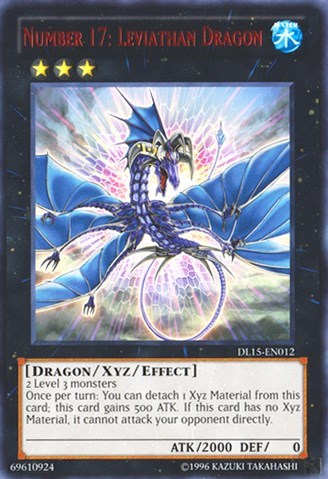 Number 17: Leviathan Dragon (Red) (DL15-EN012) [Duelist League Promo]