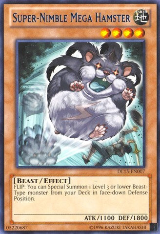 Super-Nimble Mega Hamster (Blue) (DL15-EN007) [Duelist League Promo]