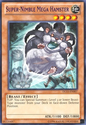 Super-Nimble Mega Hamster (Purple) (DL15-EN007) [Duelist League Promo]