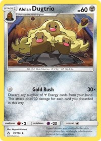 Alolan Dugtrio (79/156) [SM - Ultra Prism]