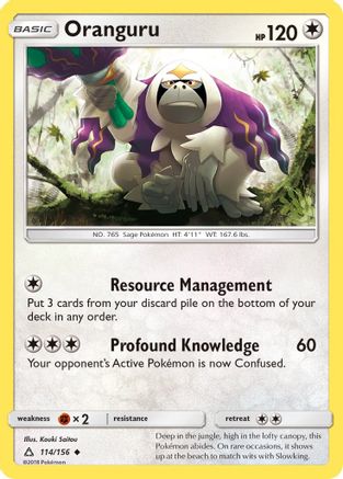 Oranguru 114/156  SM  Ultra Prism - Uncommon