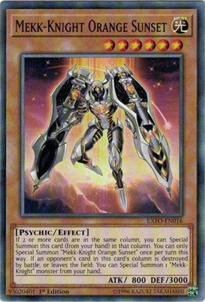 Mekk-Knight Orange Sunset (EXFO-EN016) [Extreme Force]