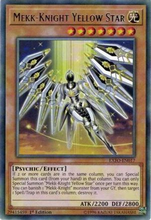 Mekk-Knight Yellow Star (EXFO-EN017) - Extreme Force Unlimited