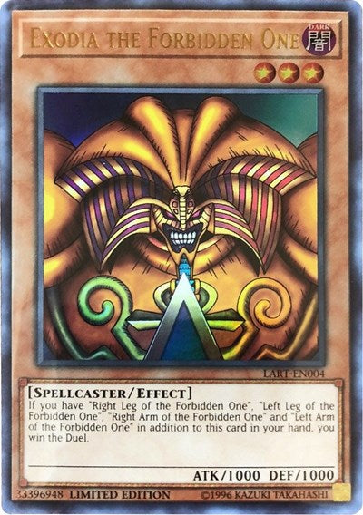 Exodia the Forbidden One (LART-EN004) [The Lost Art Promotion]