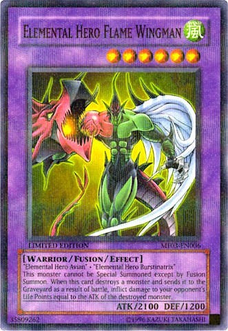 Elemental HERO Flame Wingman (MF03-EN006) [Mattel Action Figure Promos: Series 3]
