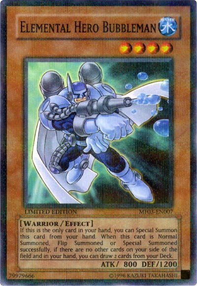 Elemental HERO Bubbleman (MF03-EN007) [Mattel Action Figure Promos: Series 3]