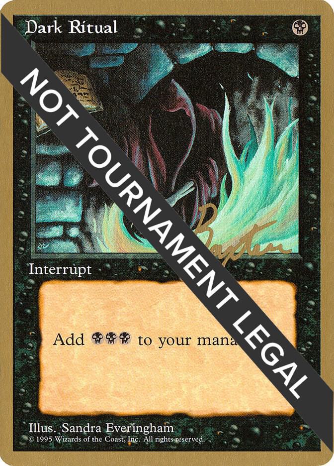 Dark Ritual - 1996 George Baxter (4ED) [World Championship Decks]
