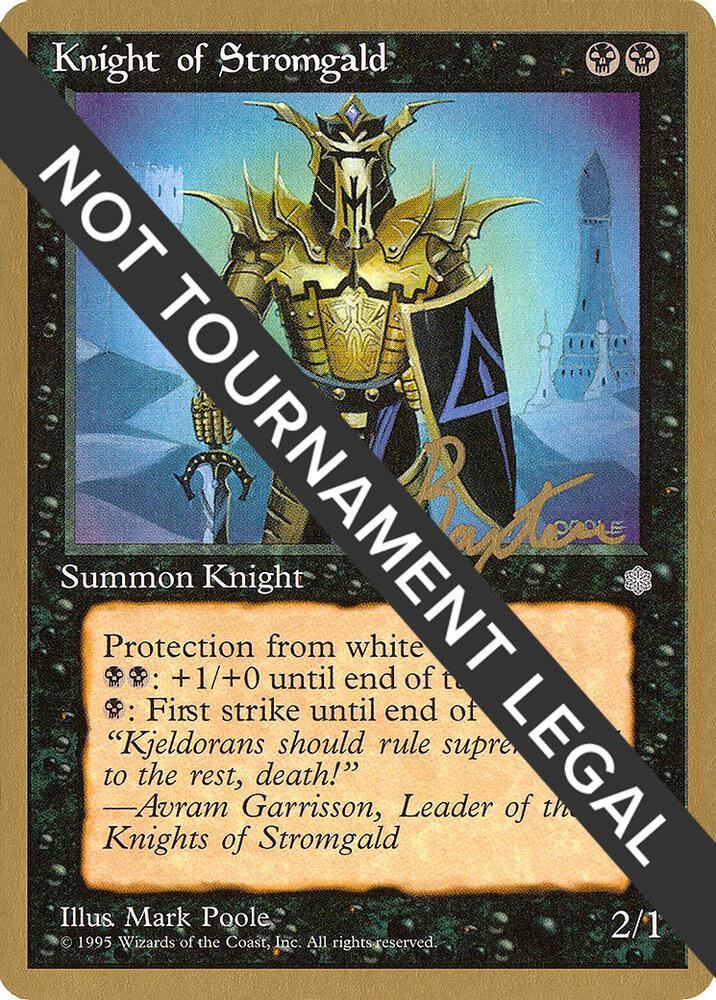 Knight of Stromgald - 1996 George Baxter (ICE) [World Championship Decks]