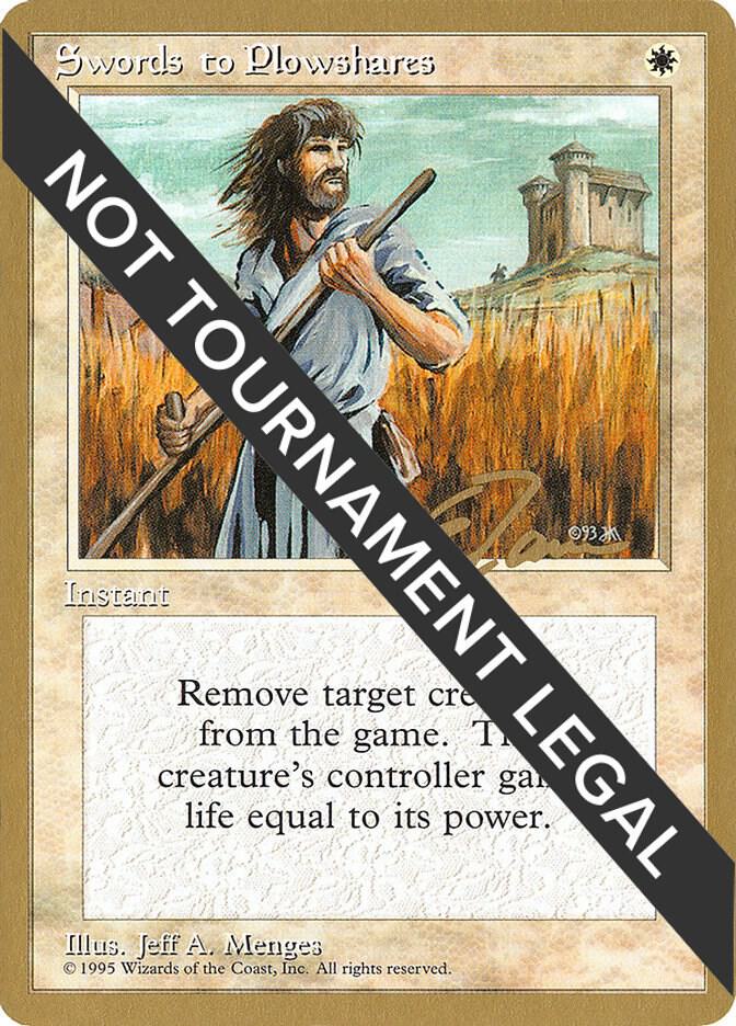 Swords to Plowshares - 1996 Michael Loconto (4ED) [World Championship Decks]