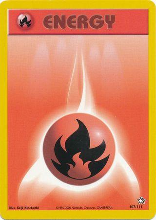 Fire Energy 107/111  - Unlimited Neo Genesis - Common