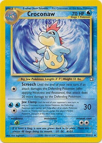 Croconaw (31) 031/111  - Unlimited Neo Genesis - Uncommon