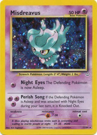 Misdreavus 011/64  - Unlimited Holofoil Neo Revelation - Holo Rare