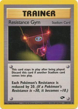 Resistance Gym 109/132  - Unlimited Gym Challenge - Rare