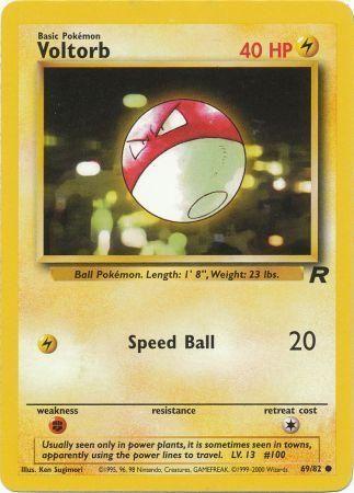 Voltorb 069/82  - Unlimited Team Rocket - Common