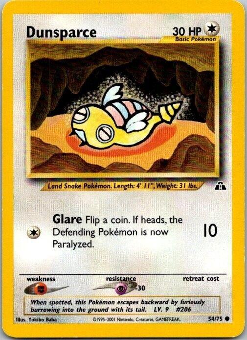 Dunsparce 054/75  - Unlimited Neo Discovery - Common