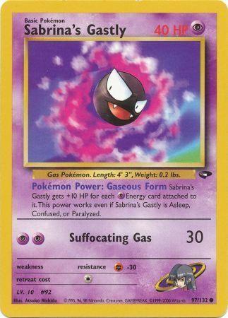 Sabrina's Gastly (97) 097/132  - Unlimited Gym Challenge - Common