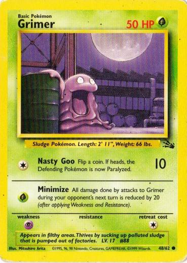 Grimer 048/62  - Unlimited Fossil - Common