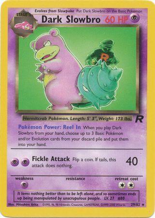 Dark Slowbro (29) 029/82  - Unlimited Team Rocket - Rare