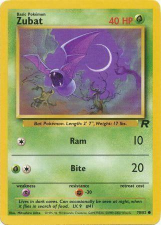 Zubat 070/82  - Unlimited Team Rocket - Common