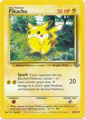 Pikachu 060/64  - Unlimited Jungle - Common