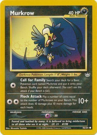 Murkrow 046/64  - Unlimited Neo Revelation - Common