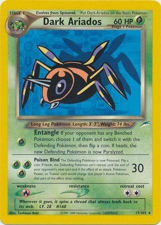 Dark Ariados 017  - Unlimited Neo Destiny - Rare